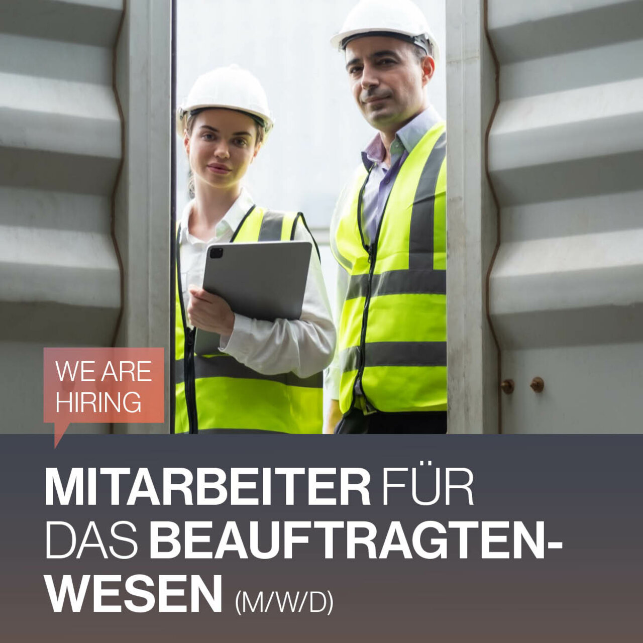 Externer Beauftragter Titelmotiv der Stellenanzeige
