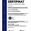 Zertifikat für den Entsorgungsfachbetrieb